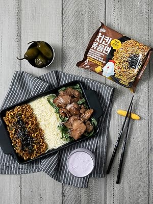 PALDO Stir-Fried Chicken Instant Noodle with Spicy Soy Sauce 130g x 4