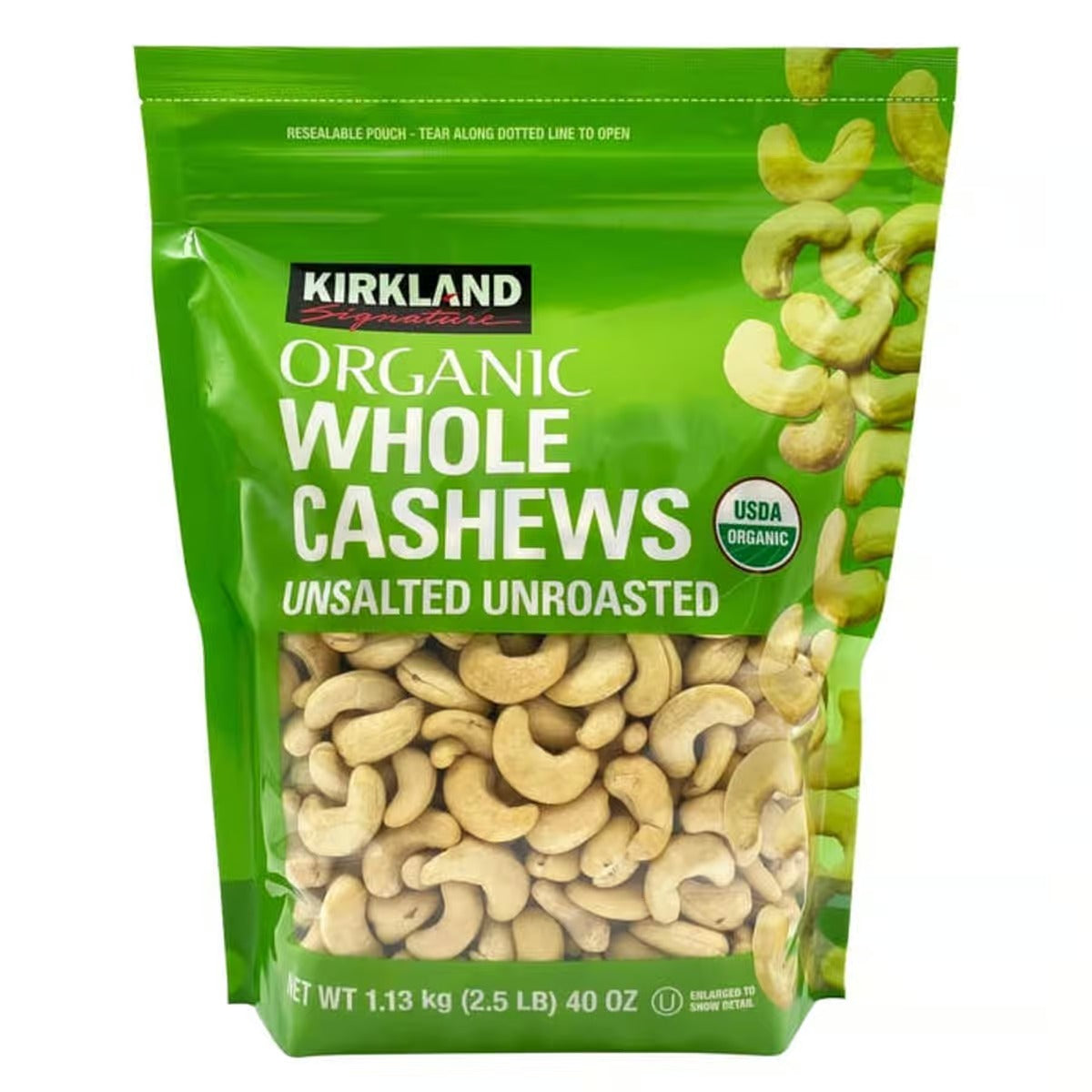 Kirkland Signature Organic Cashews (1.13 kg)