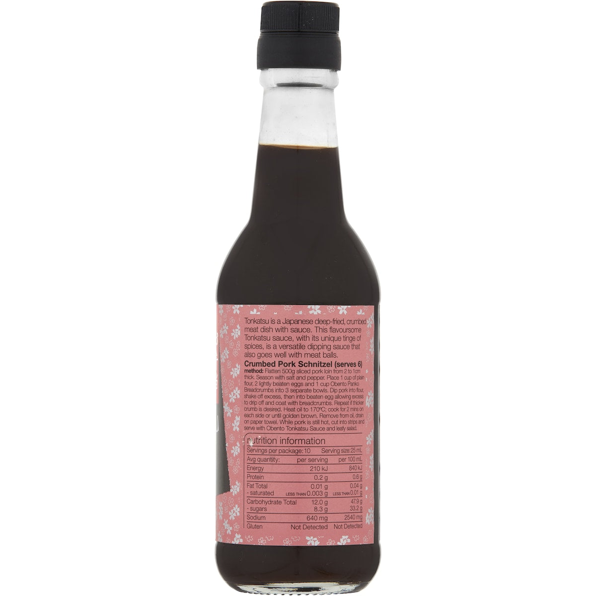 Obento Tonkatsu Sauce For Dipping 250ml - Gluten Free