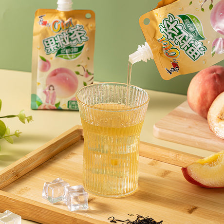 喜之郎 Cici果粒茶 白桃乌龙 300G