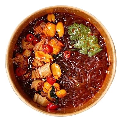 食族人 经典酸辣粉 即食粉丝 桶装 130g