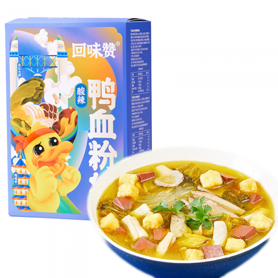 Huiweizan Spicy and Sour Duck Blood Vermicelli Soup 294.5g
