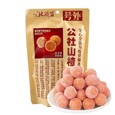 Gongshe Lianmeng Hawthorn Balls – 198g