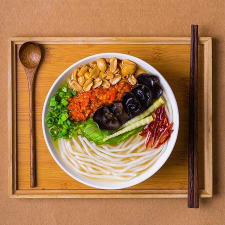 A-Kuan Sichuan Soul-Stirring Rice Noodles Fresh Chili Flavor 310g