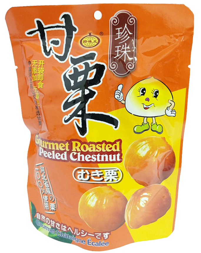 珍珠王美味烤剥皮栗子 – 150克