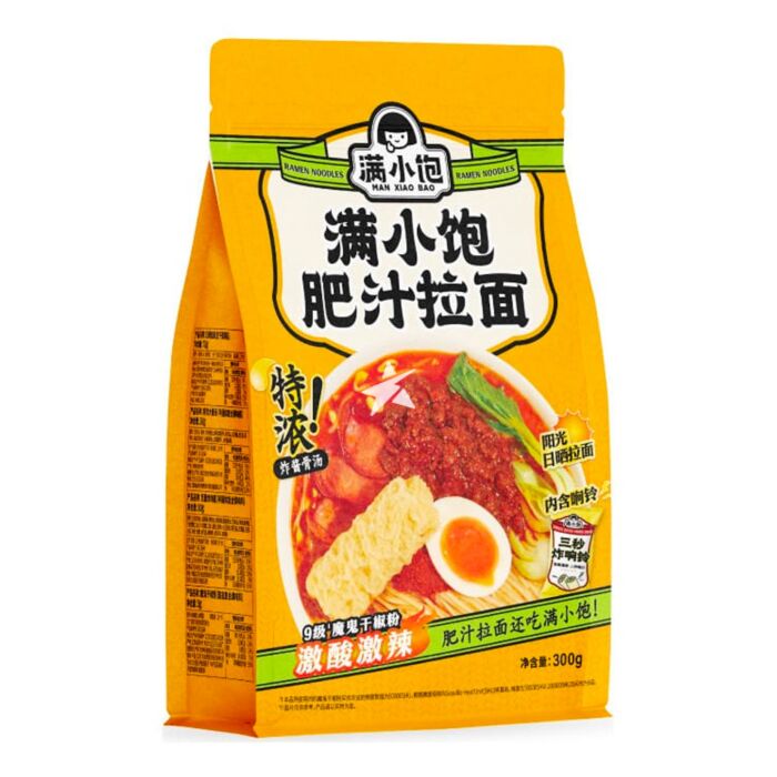 满小饱 肥汁拉面 特浓炸酱骨汤 300g