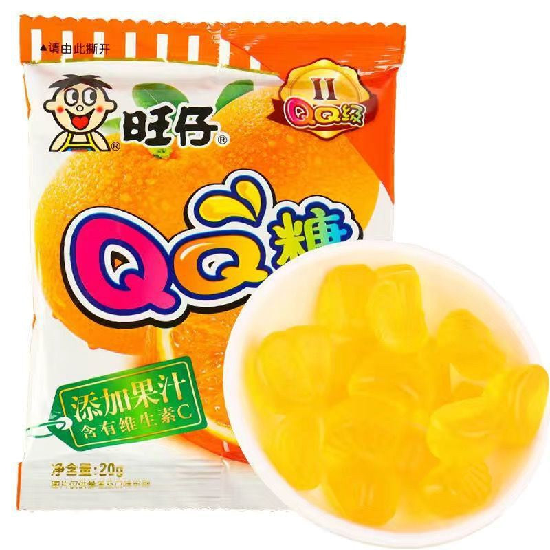 Wangzai QQ Gummy Candy Orange Flavor 70g