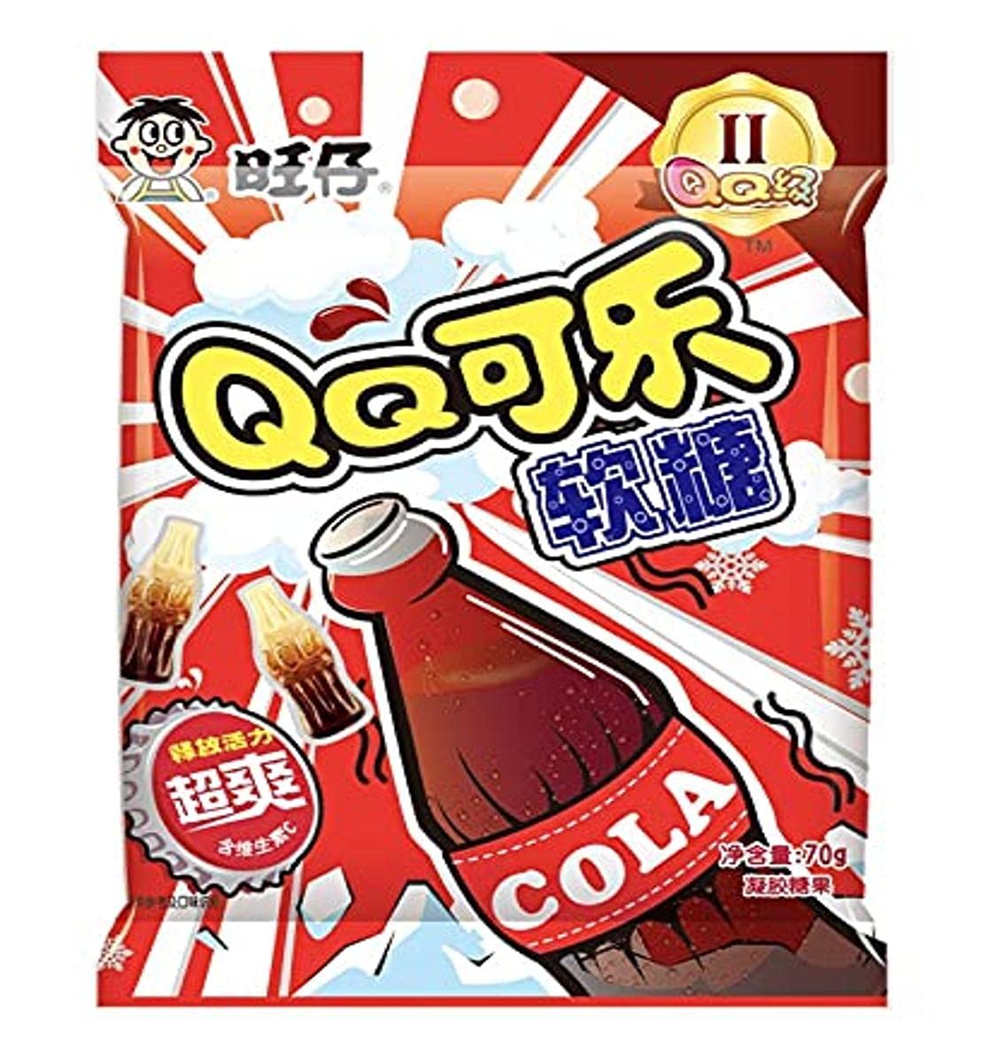 Wangzai QQ Gummy Candy Cola Flavor 70g