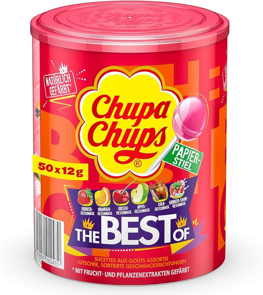 Chupa Chups Best of 50 pcs – 600g