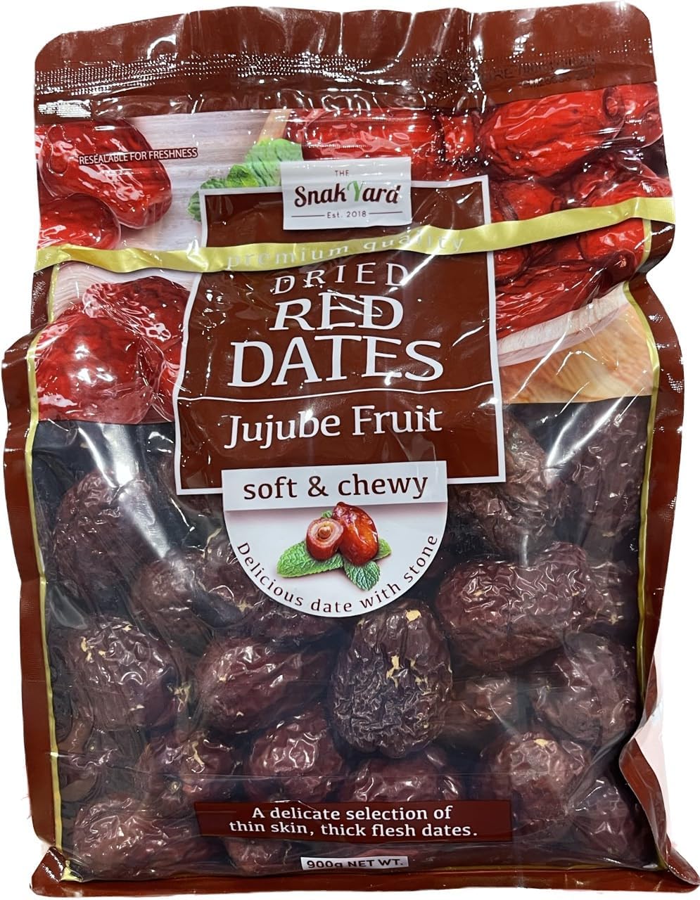 Snakyard Premium Dried Red Dates (900 g)