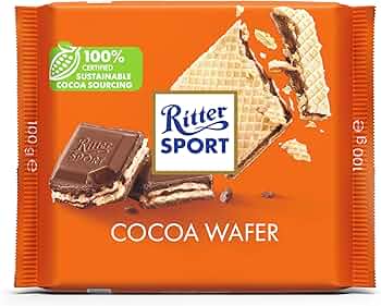 Ritter SPORT 华夫饼牛奶巧克力 100克