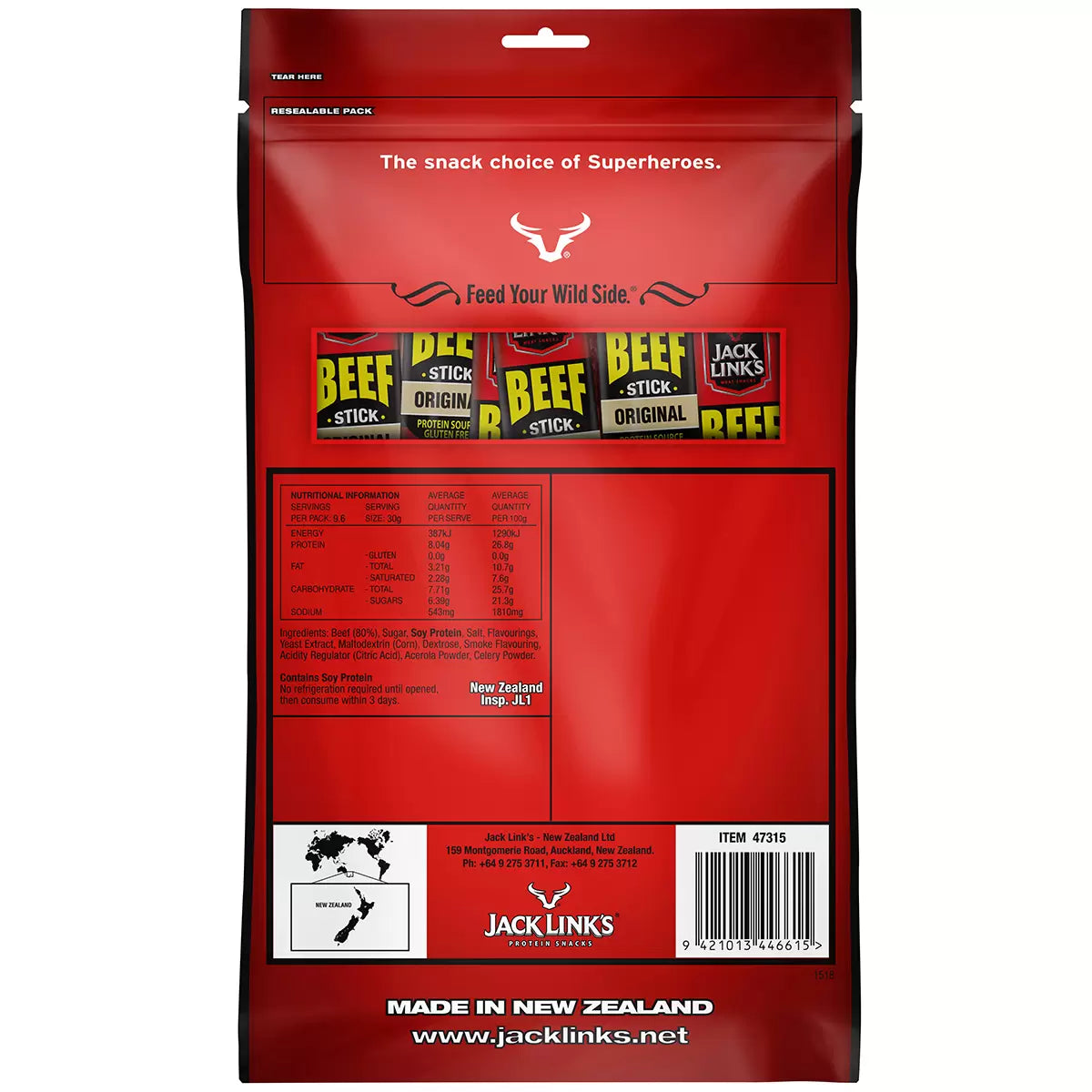 Jack Link's Beef Stick (24 g x 12 pk)