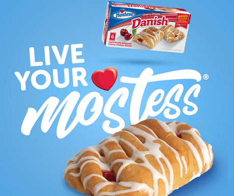 Hostess Blueberry Cheese Danish 6 Pack 468g