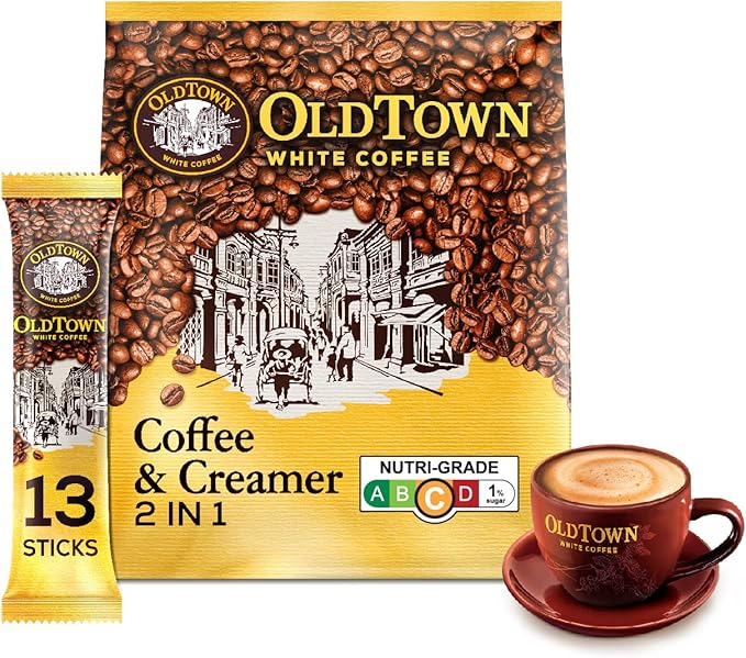 Oldtown 2 in 1 White Coffee and Creamer 375 g