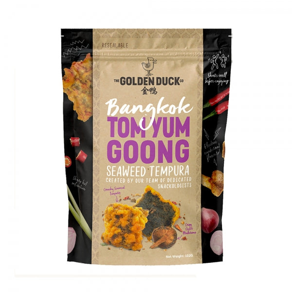 The Golden Duck Tom Yum Goong Seaweed Tempura 102g