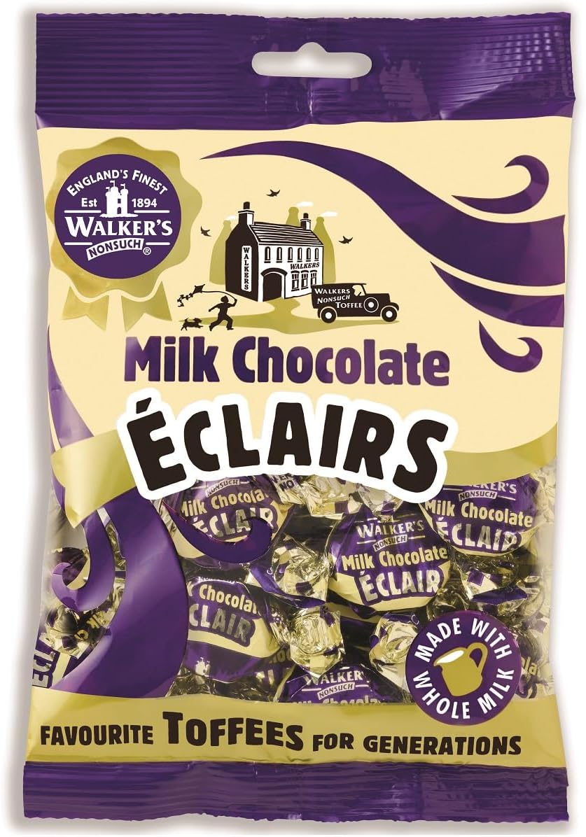 Walker's Nonsuch Milk Chocolate Eclairs Bag 150g