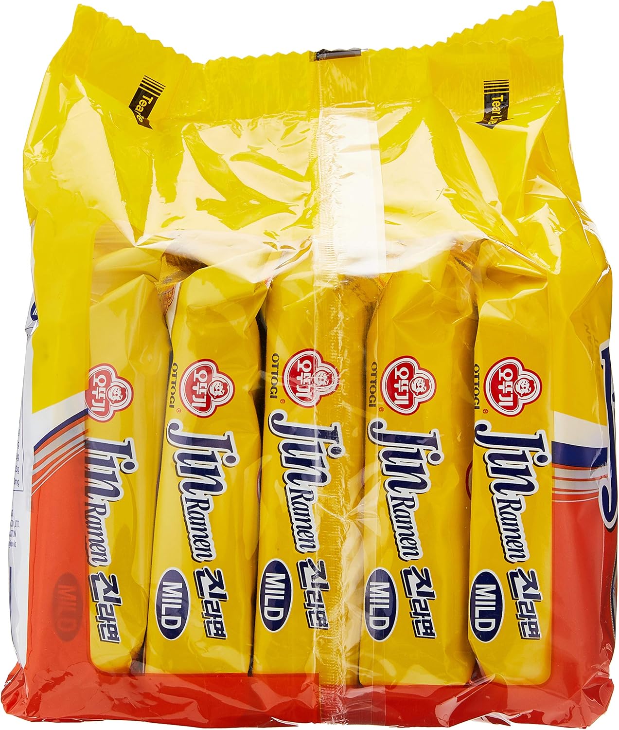 Ottogi Jin Ramen Mild Noodle 5x120g, 600 g