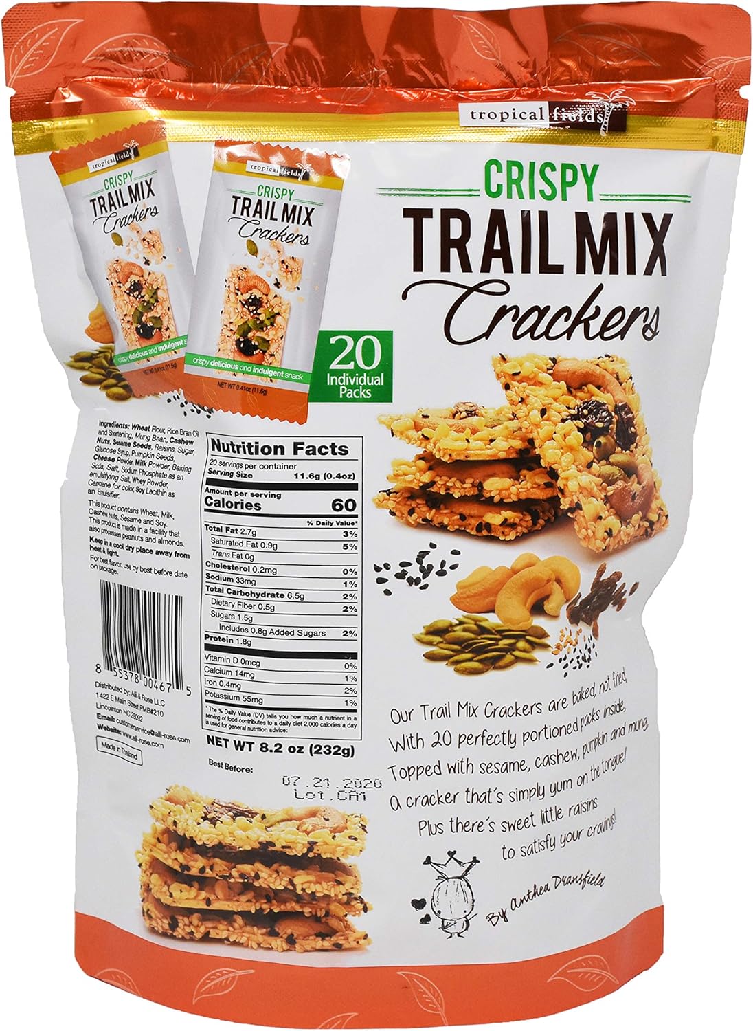Tropical Fields Trail Mix Crackers (394 g)