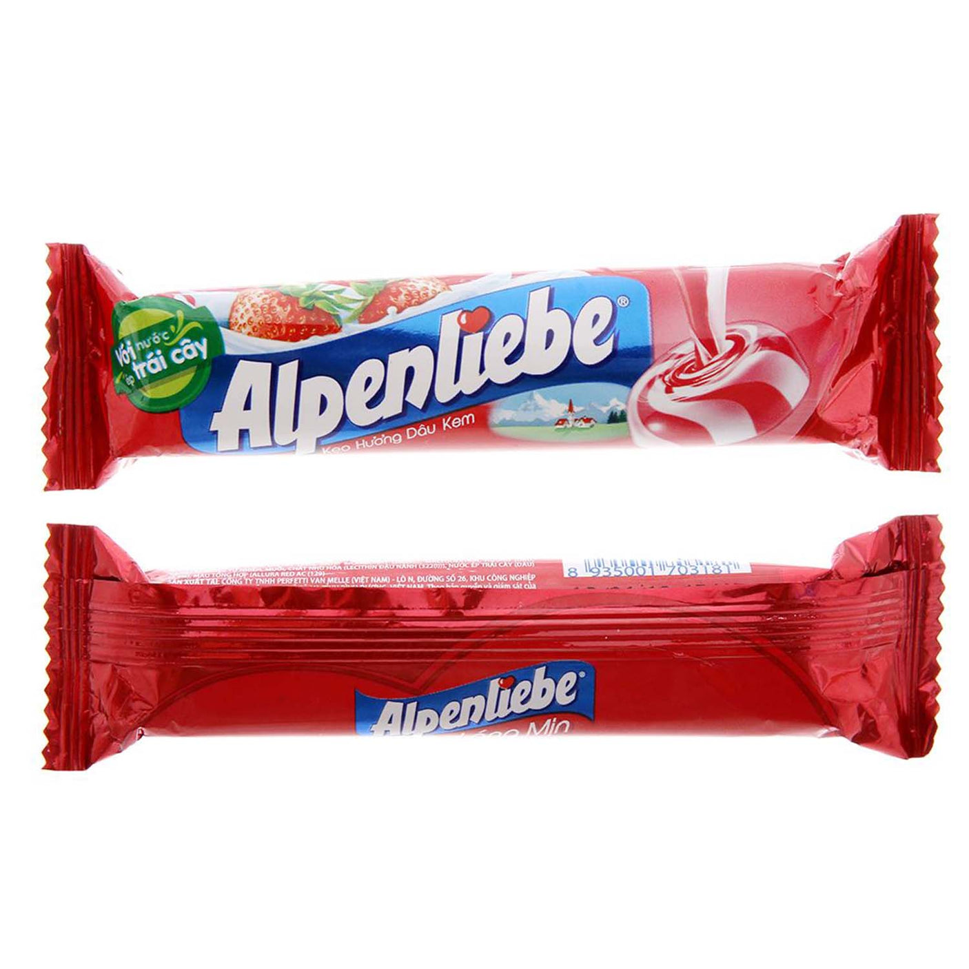 阿尔卑斯 田园草莓 牛奶味硬糖 31克