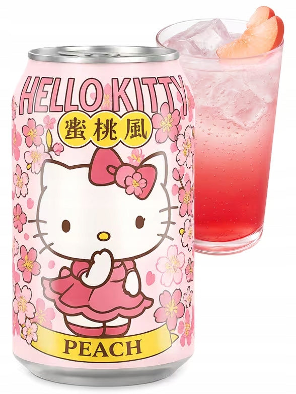 Amandier Kuromi Peach Flavored Soda Drink 330ml