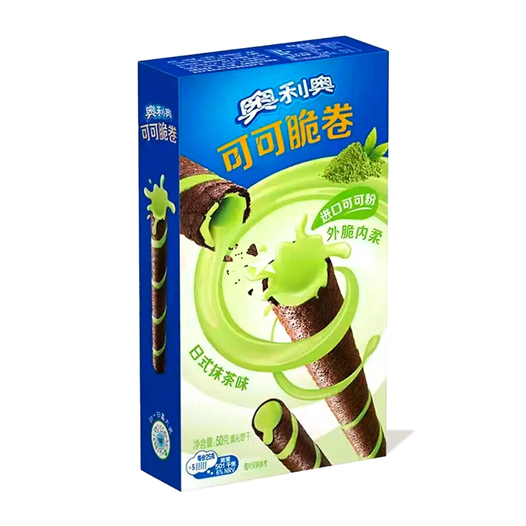 奥利奥 可可脆卷 日式抹茶味 – 50克