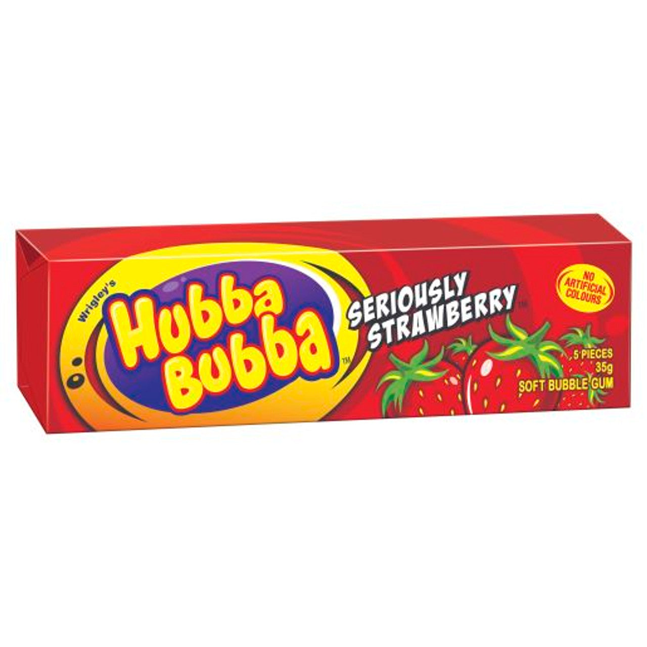 Wrigley’s Hubba Bubba超级草莓味泡泡糖 35g