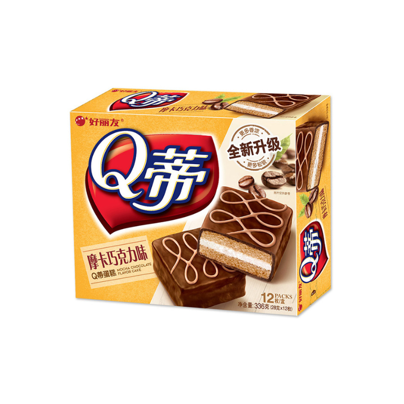 Orion Q Di Layer Cake Mocha Chocolate Flavor -12 Pieces 336g