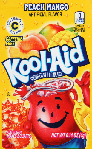 Kool-Aid 无糖桃子芒果味 – 4克