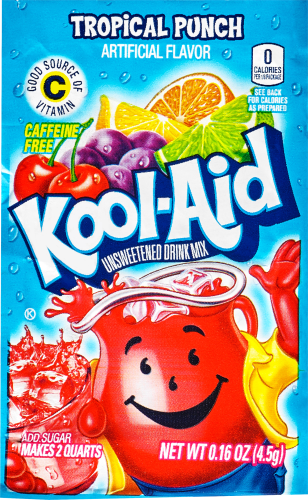 Kool-Aid Unsweetened Tropical Punch Drink Powder 4.5g