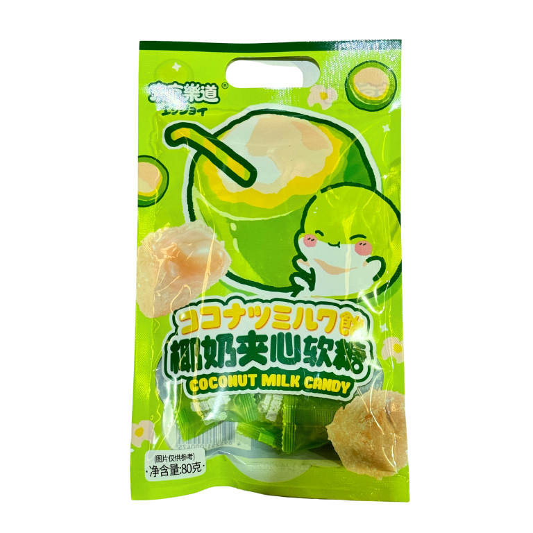 京京乐道椰奶夹心软糖 80g