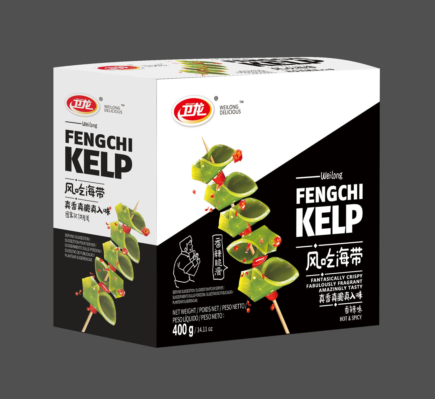 Weilong Fengchi Kelp - Hot & Spicy 400g