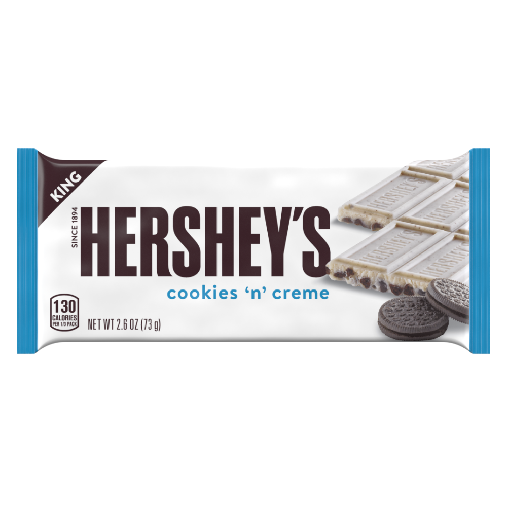 Hershey’s Cookies ‘n’ Crème King Size Bar 73g