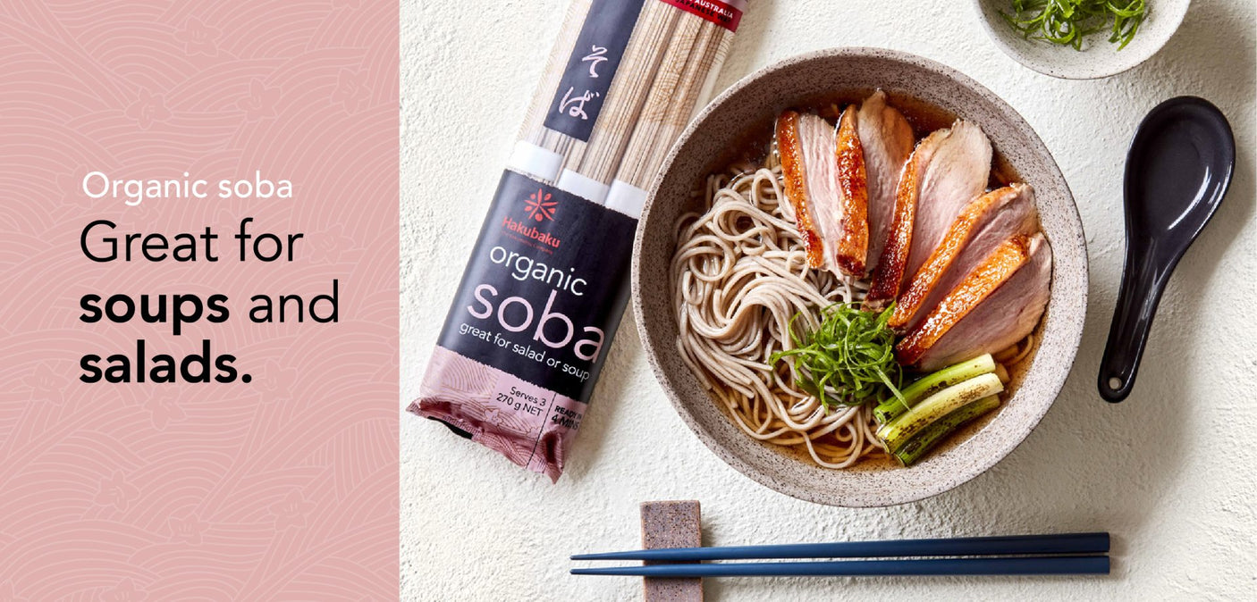 Hakubaku 有机荞麦面 270g - 适合沙拉或汤品