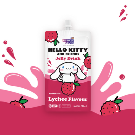 Twinkle Glory Hello Kitty Jelly Drink Cinnamoroll Lychee flavour 120ml