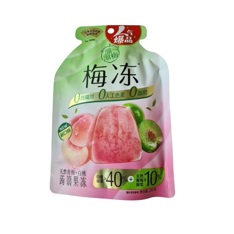 LIU LIU MEI Plum And Peach Konjac Jelly 100G