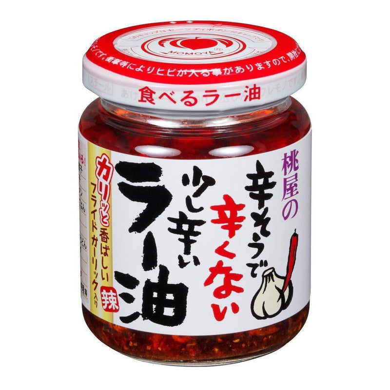 Momoya Rayu Chili Oil with Fried Garlic 110g