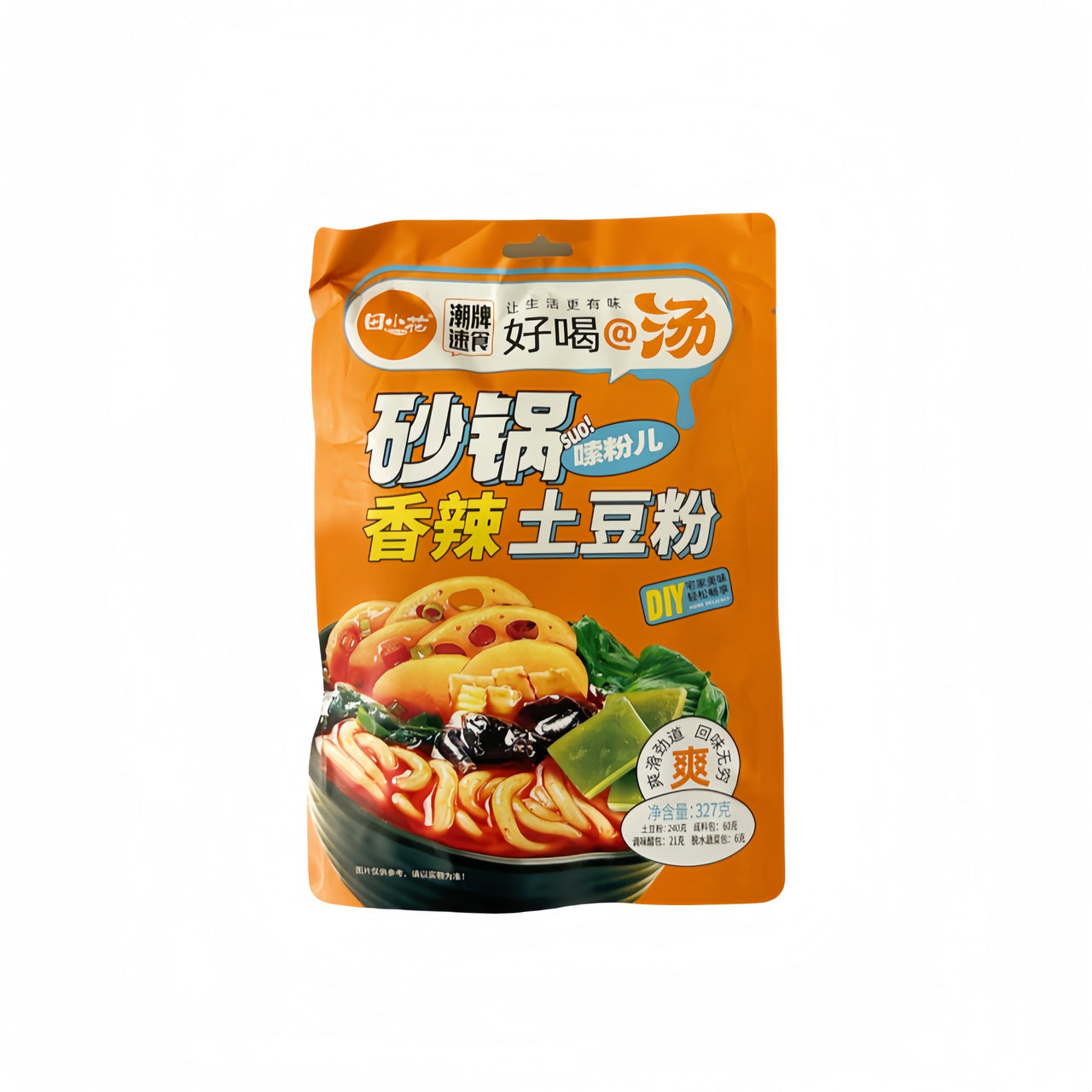 Tian Xiao Hua Spicy Clay Pot Potato Noodles – 327g