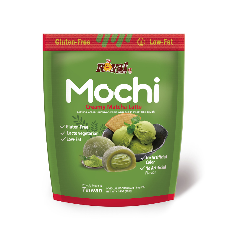Royal Family Gluten-Free Mochi Matcha Latte Flavor 180g