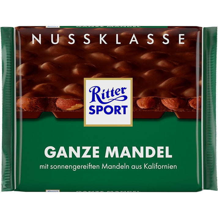Ritter Sport 整颗杏仁巧克力 – 100克
