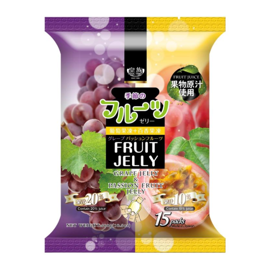 Royal Family Fruit Jelly (Grape/Passion Fruit) 300g