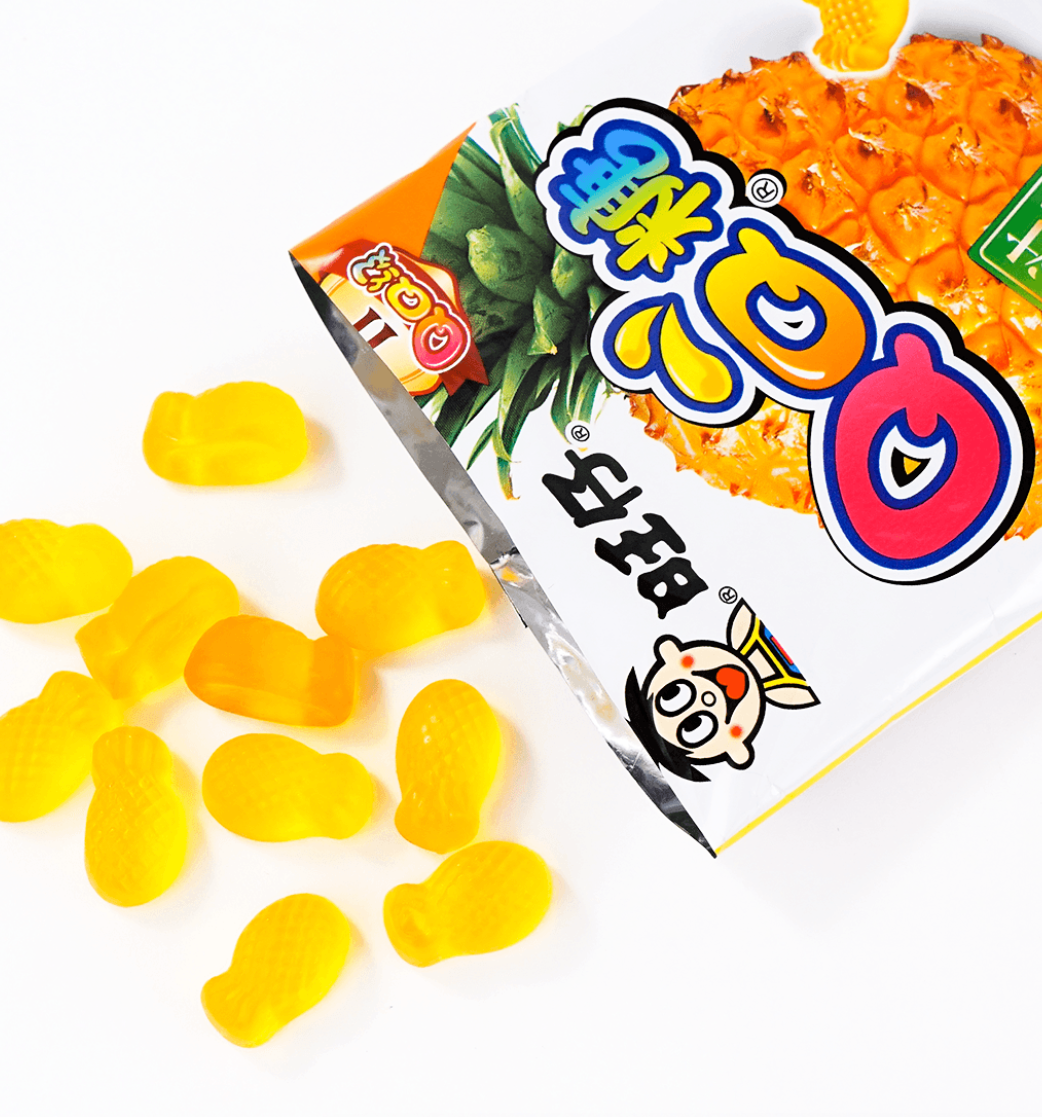 Wangzai QQ Gummy Candy Pineapple Flavor 70g