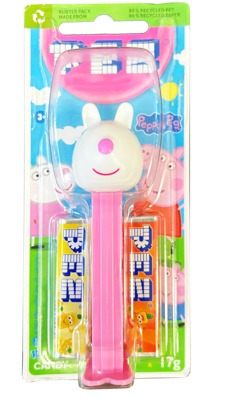 泡泡玛特糖果分配器 – 小猪佩奇兔小姐 (17克)