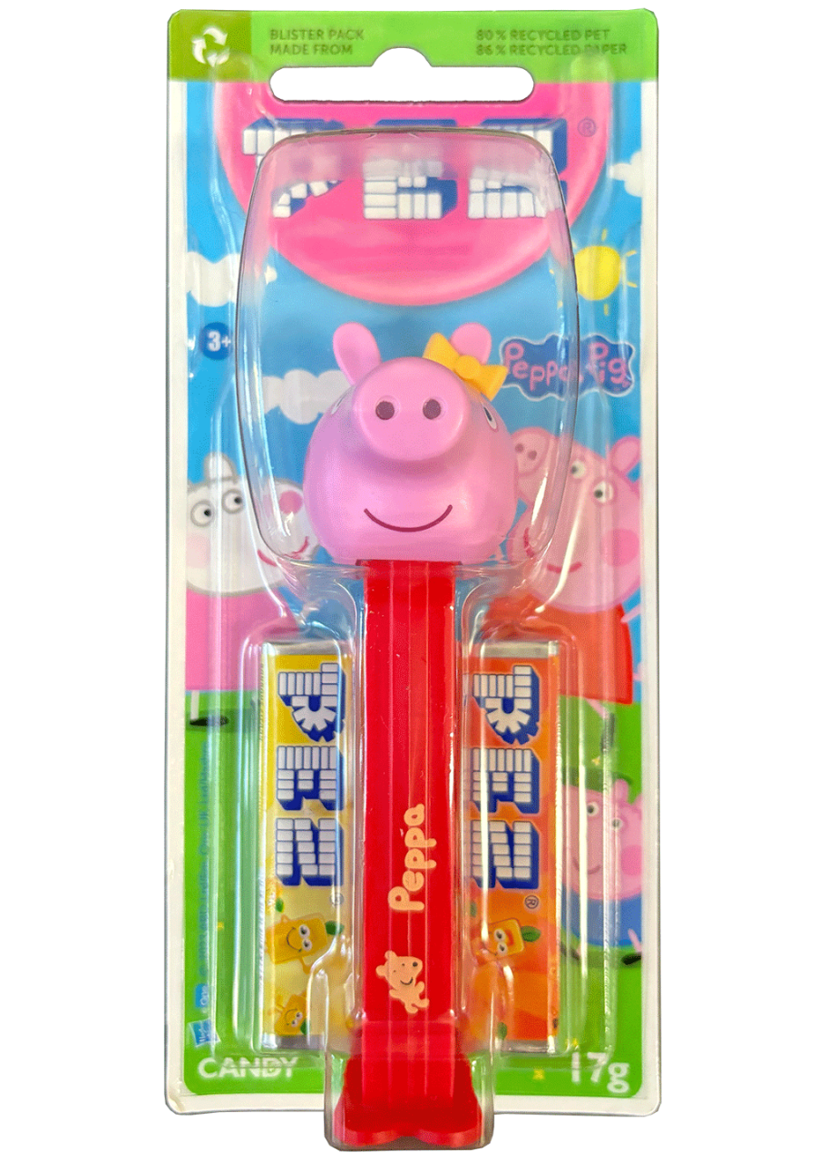 Pez Candy Dispensers -Peppa Pig Peppa With 2 Candy Refills 17g