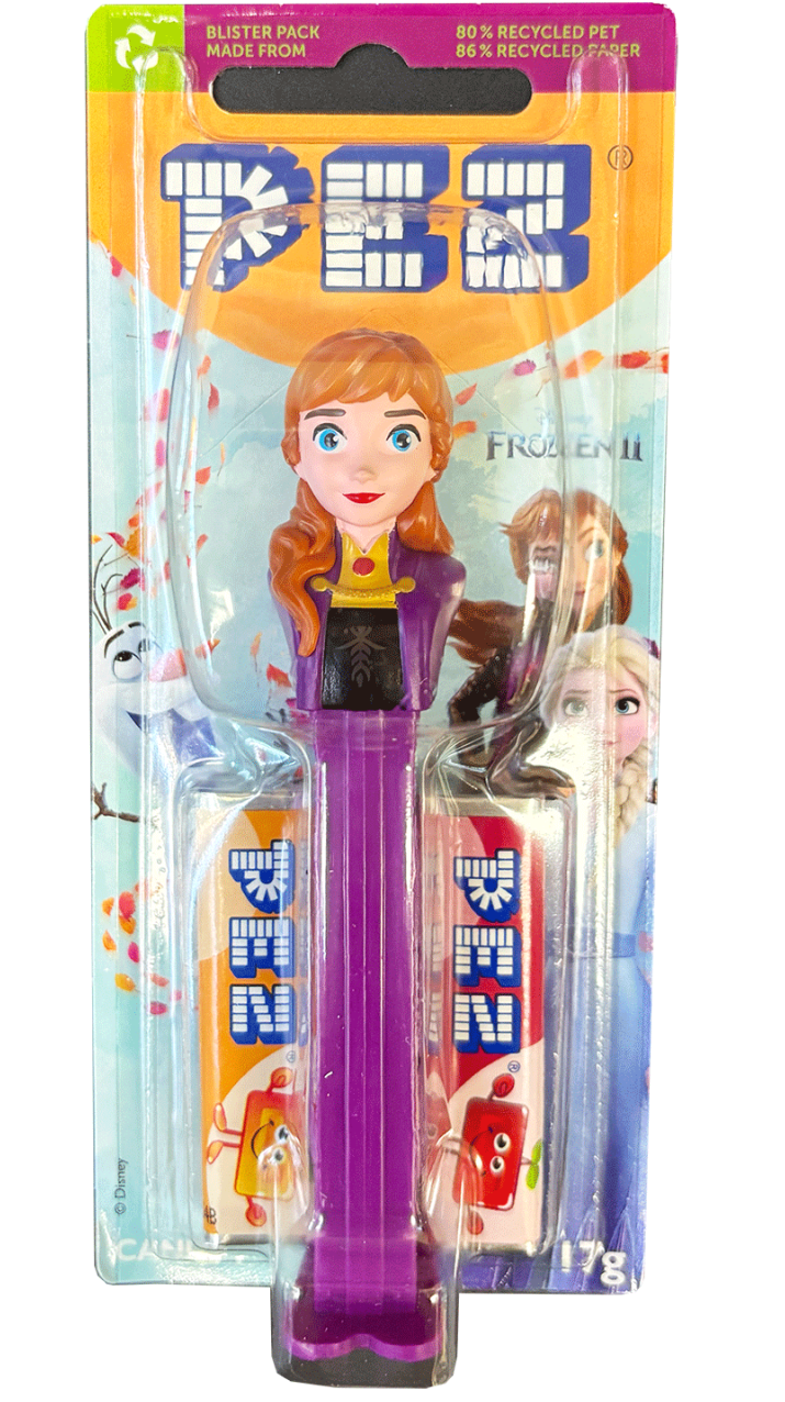Pez Disney Frozen II Anna Dispenser With 2 Candy Refills 17g