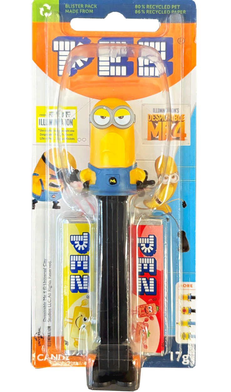 Pez Despicable Me Despenser With 2 Candy Refills 17g