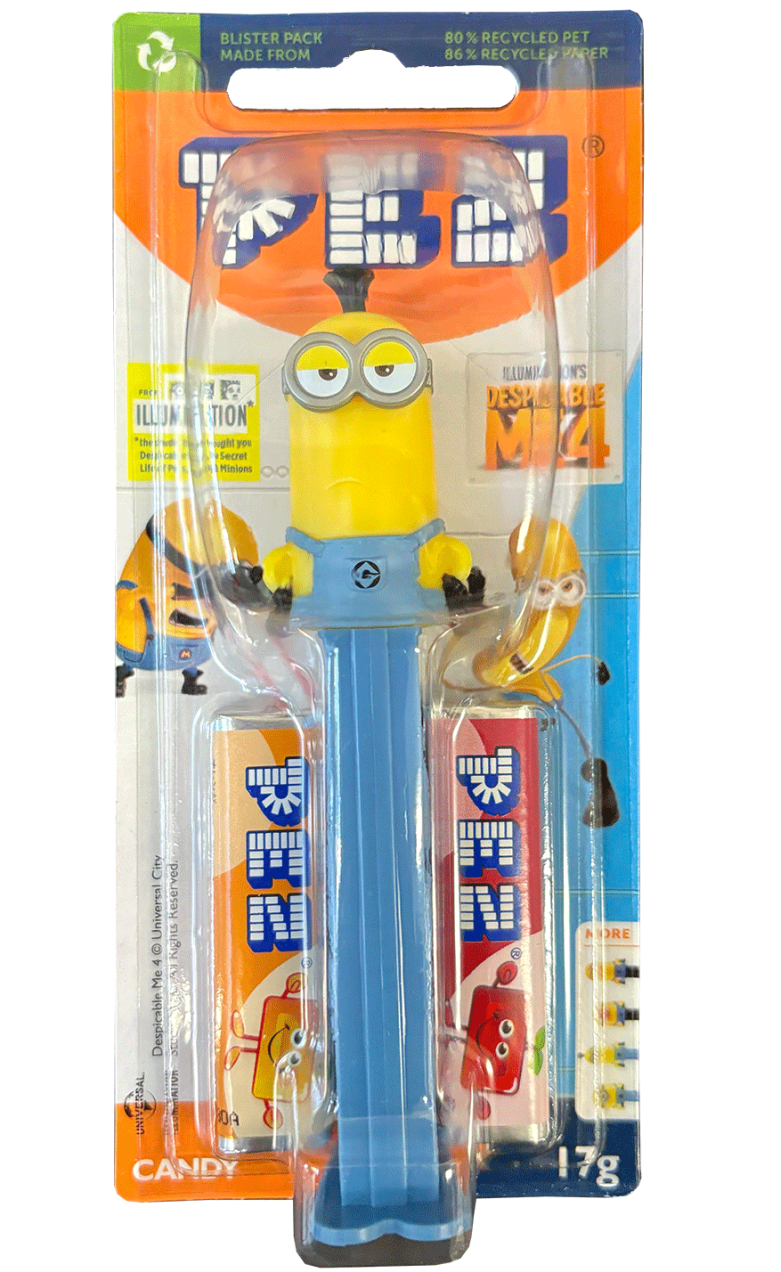 Pez Despicable Me Despenser With 2 Candy Refills 17g