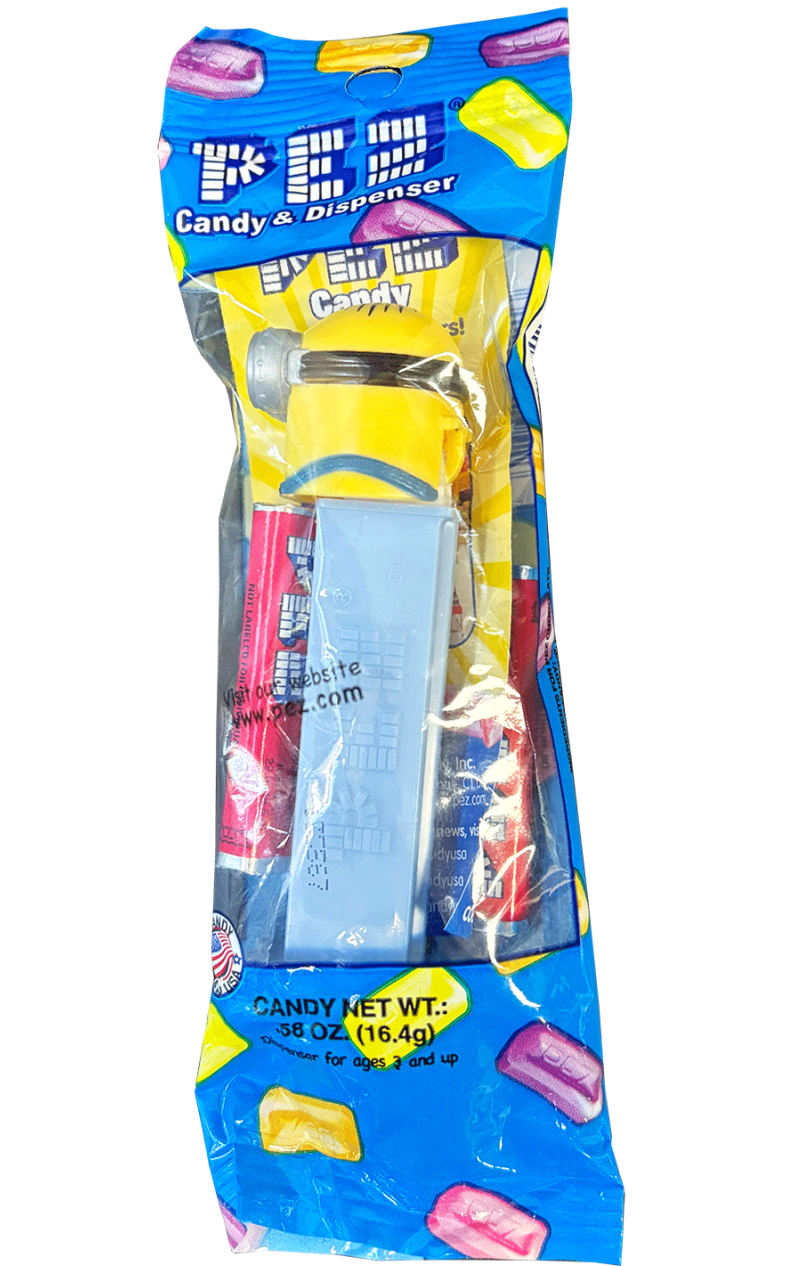 泡泡玛特糖果分配器 – 《神偷奶爸》小黄人款 (16.4克, 含2盒糖果补充装)