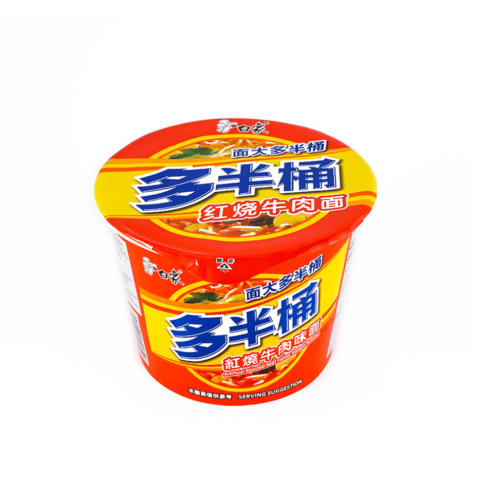 Baixiang Extra-Large Instant Noodles Braised Beef Flavor 121g