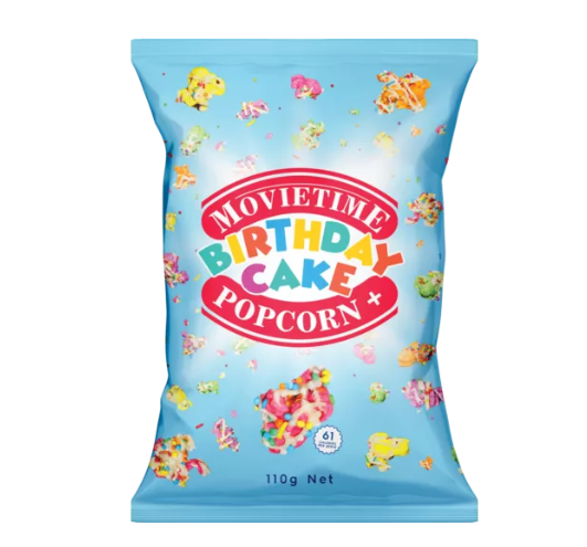 Movie Time 生日蛋糕味爆米花 – 110克