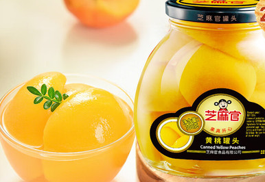 芝麻官黄桃罐头 – 700克